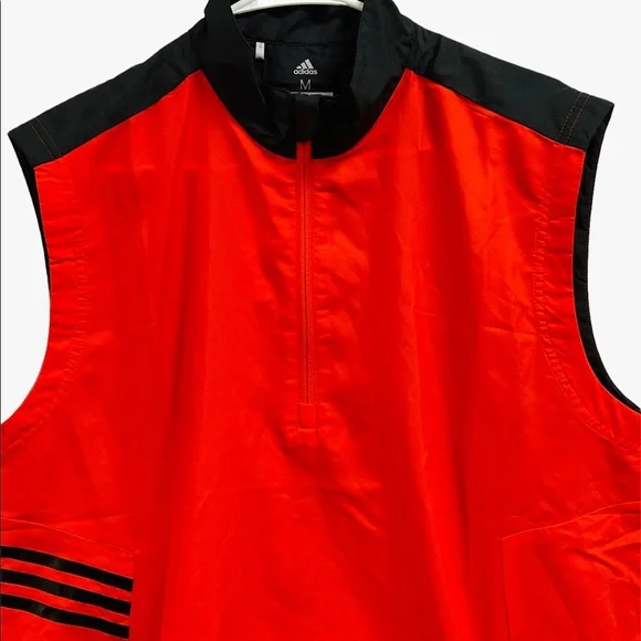 Adidas Essentials Club Wind Vest Red/Black CY9293 Men's Size M - Picture 8 of 11